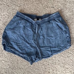 Flowy Jean Shorts